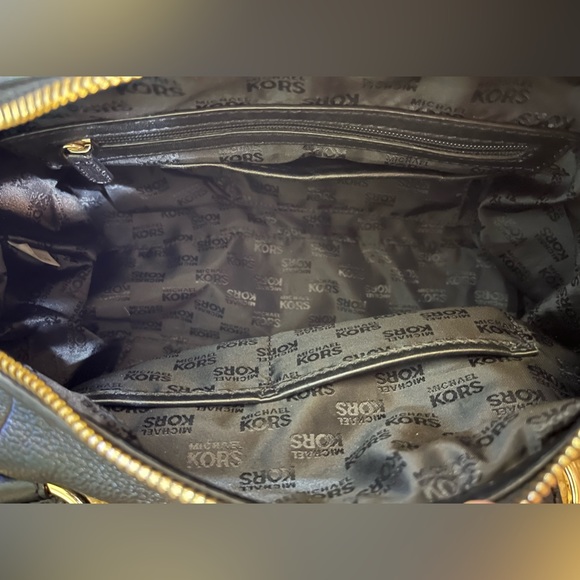 Like new Michael Kors Fulton Satchel Black Leather - Picture 10 of 14